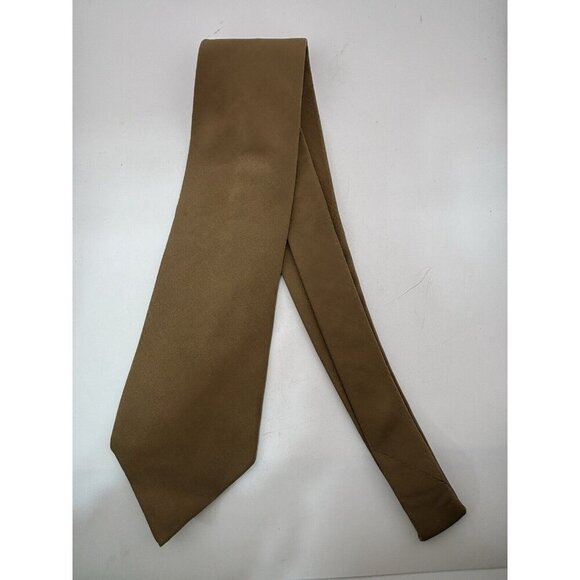 VTG LOT OF 3 - Brown Tone Assorted Silk Ties Made in Italy - Picture 6 of 13